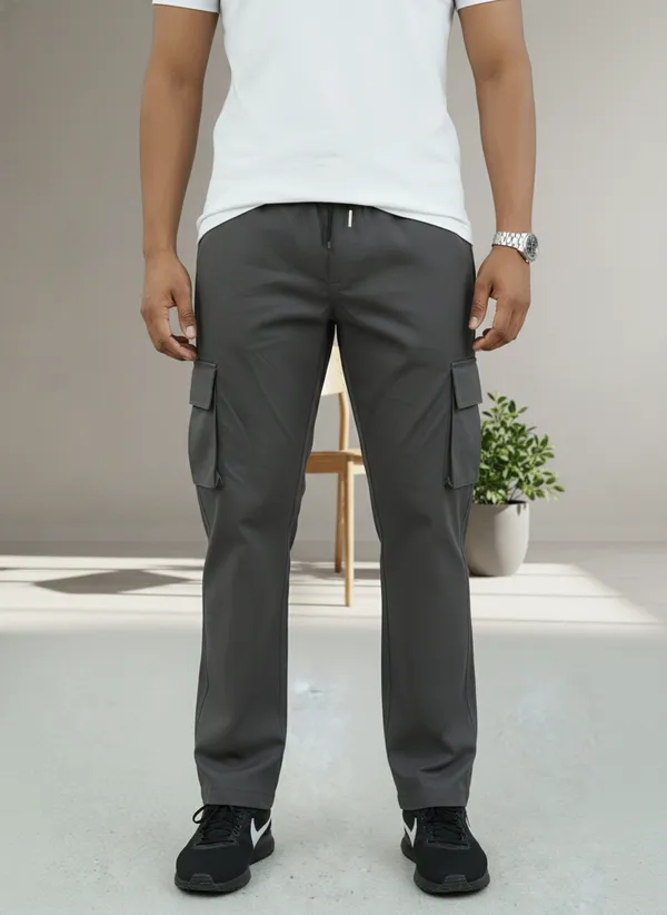 Dark_Grey_Cotton_Cargo_Pants_For_Men