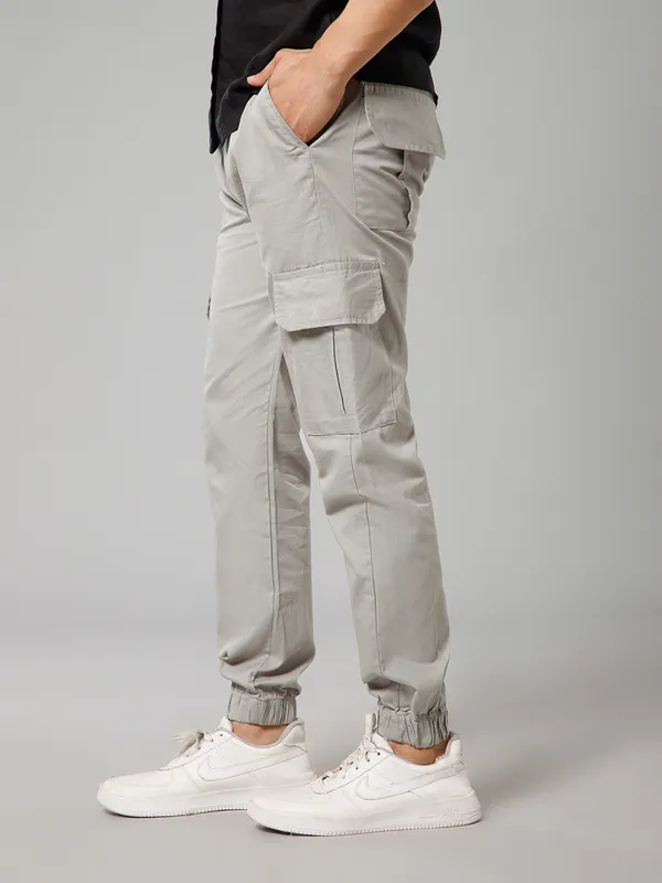 Grey_Cotton_Cargo_Joggers_For_Men