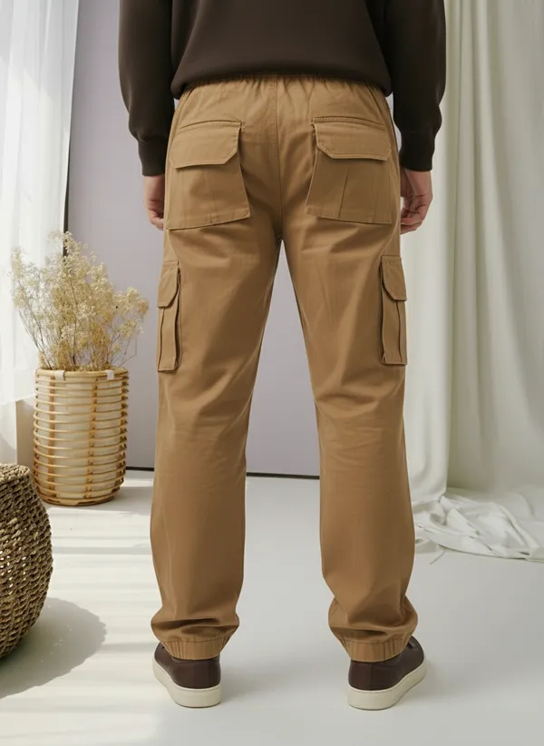 Brown_Cotton_Cargo_Joggers_For_Men