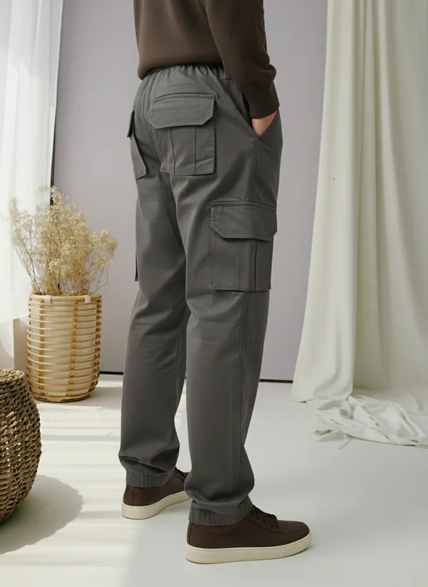 Dark_Grey_Cotton_Cargo_Pants_For_Men