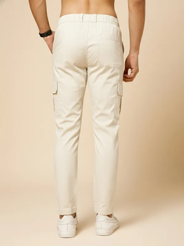Beige_Cotton_Cargo_Pants_For_Men
