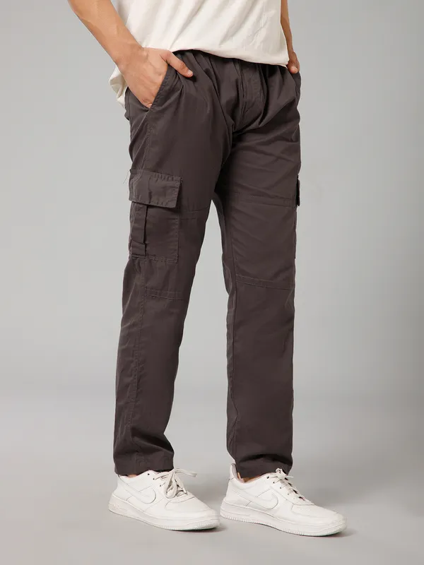 Brown_Cotton_Cargo_Pants_For_Men