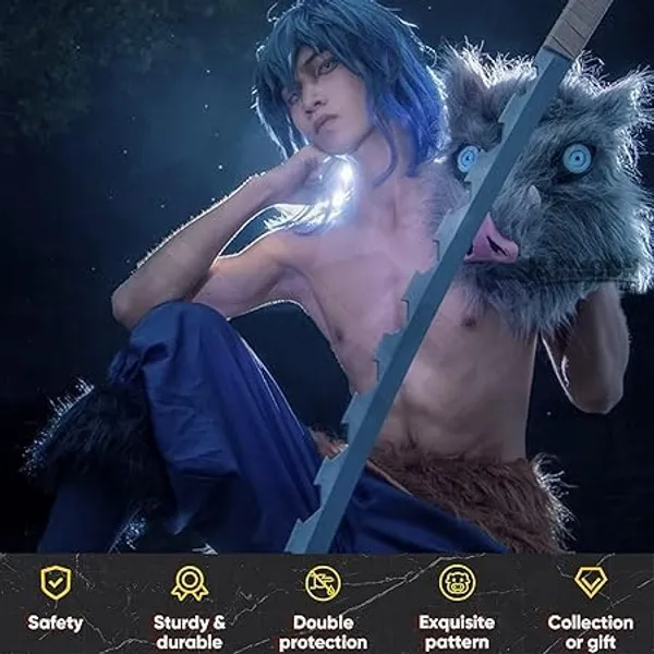 Demon_Slayer_Inosuke_Nichirin_Wooden_Sword_Cosplay_Replica_104Cm