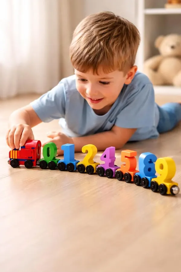 Multicolor_Wood_Magnetic_Number_Train_Puzzle_Toy_For_Toddlers