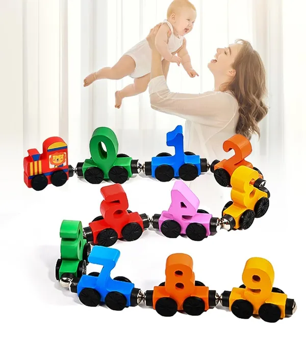 Multicolor_Wood_Magnetic_Number_Train_Puzzle_Toy_For_Toddlers