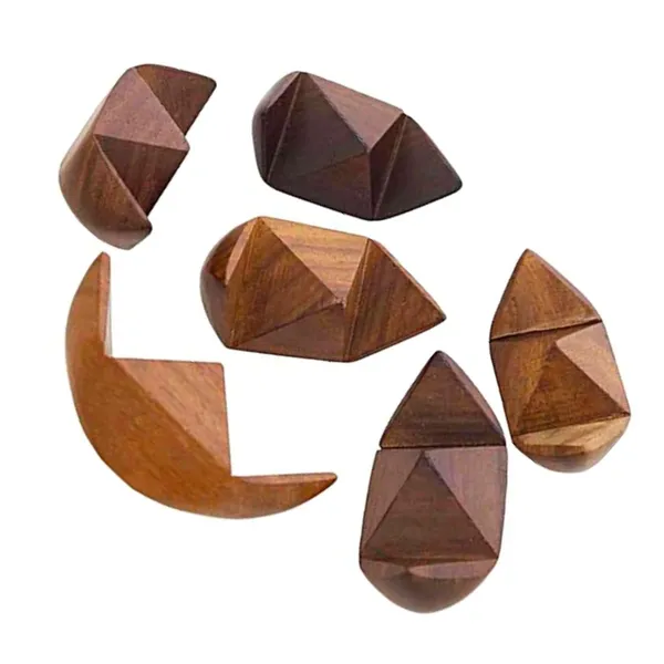 6_Piece_Wooden_Burr_Puzzle_Toy_For_Kids_Age_6_3D_Brain_Teaser_Iq_Game_Montessori_Educational_Puzzle_Mind_Skill_Building_Wooden_Toy_Gift_For_Kids_Adults