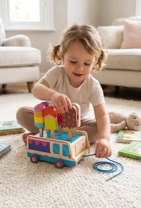 Multicolor_Wood_Ice_Cream_Cart_Pretend_Play_Toy_For_Kids