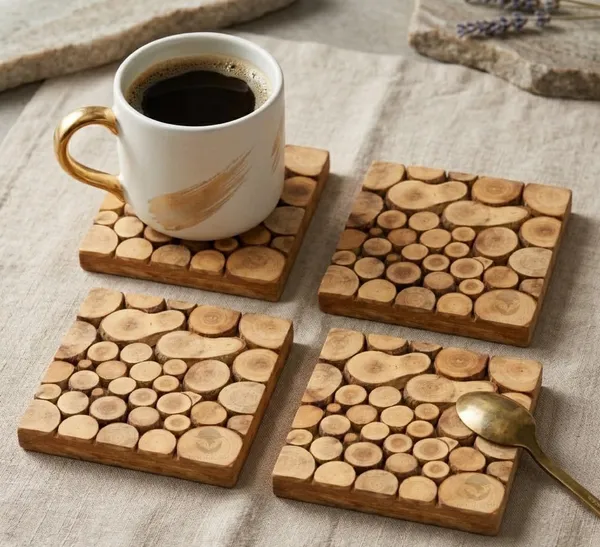 Wood_Square_Tea_Coffee_Cup_Coaster_Set_Of_4