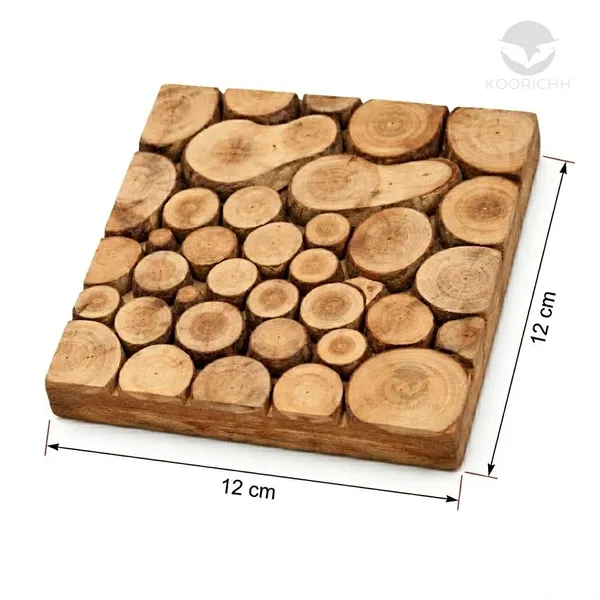 Wood_Square_Tea_Coffee_Cup_Coaster_Set_Of_4