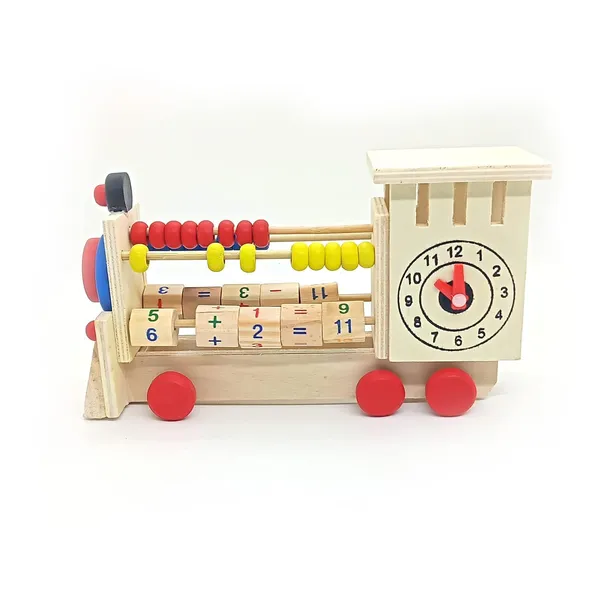 Wood_Educational_Learning_Train_Toy_Abacus_Number_Clock_For_Toddlers