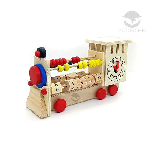 Wood_Educational_Learning_Train_Toy_Abacus_Number_Clock_For_Toddlers