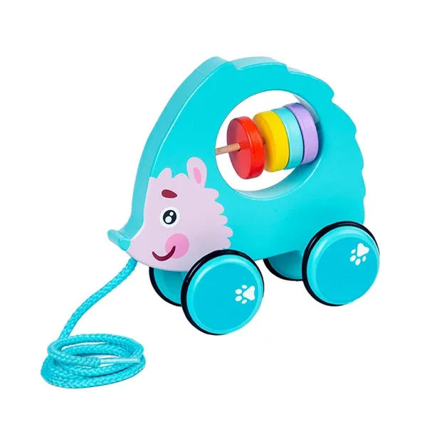 Blue_Wood_Hedgehog_Pull_Along_Walking_Toy_For_Kids