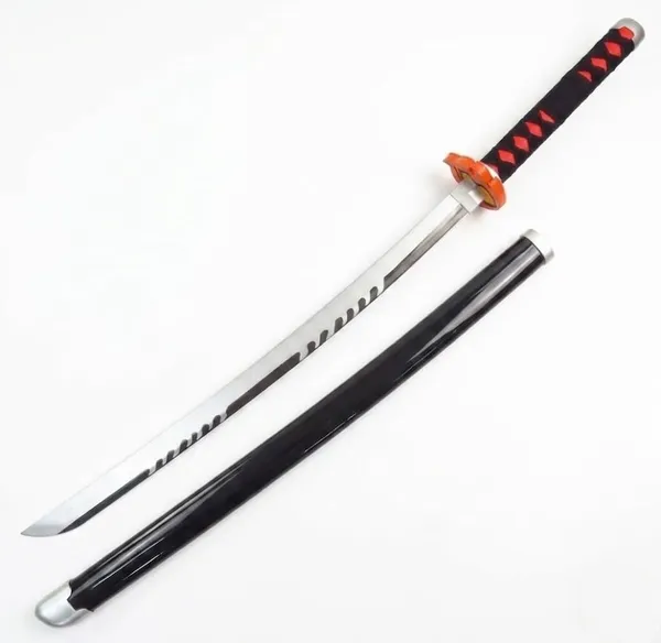 Rengoku_Flame_Hashira_Wooden_Katana_With_Sheath_Cosplay