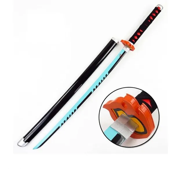 Demon_Slayer_Rengoku_Kyojuro_Wooden_Katana_Cosplay_Sword