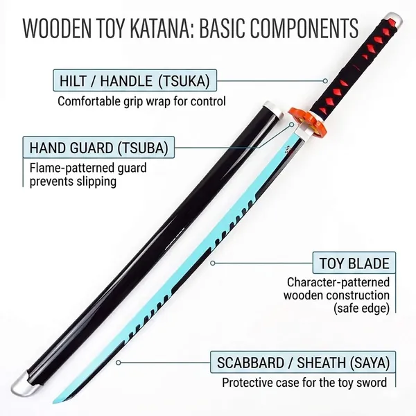 Demon_Slayer_Rengoku_Kyojuro_Wooden_Katana_Cosplay_Sword