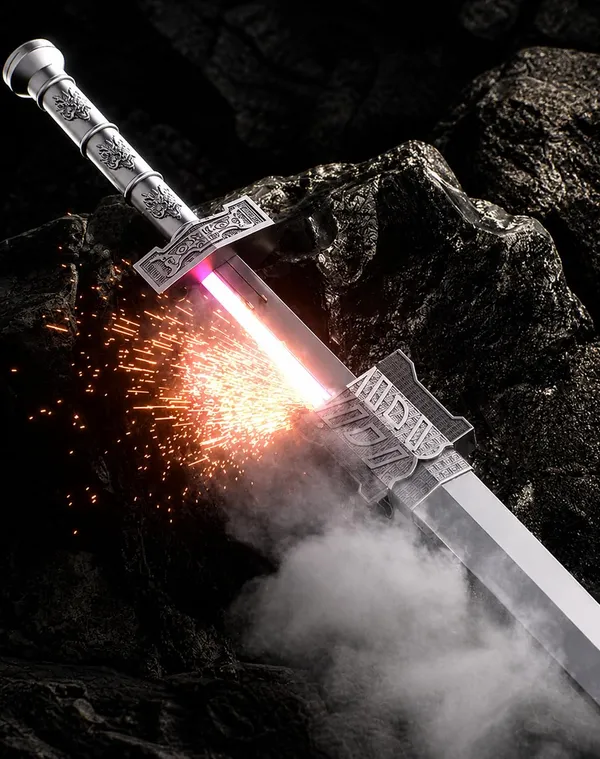 LED_Flowing_Spark_Sword_With_Smoke_Flashing_Light_Up_Toy_For_Kids_Teens_Action_Roleplay_Sword_Multicolor