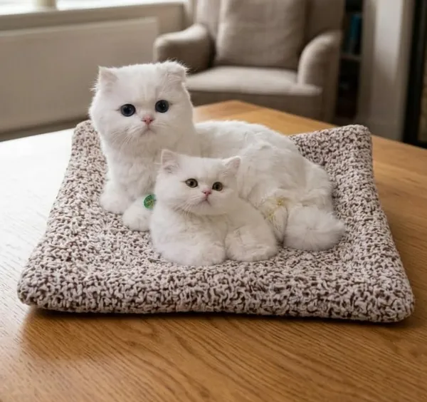 White_Plush_Persian_Cat_Soft_Toy_With_Meow_Sound_Cushion_Bed