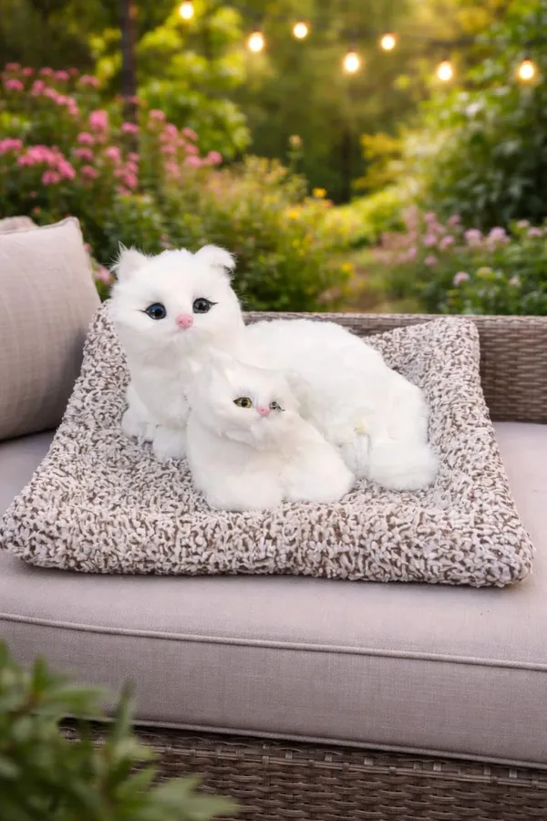 White_Plush_Persian_Cat_Soft_Toy_With_Meow_Sound_Cushion_Bed