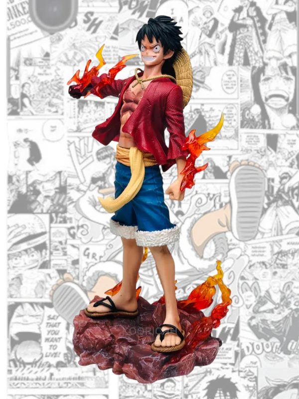Monkey_D._Luffy_Anime_Action_Figure_with_Flame_Effect_Stand_–_One_Piece_Collectible_Statue