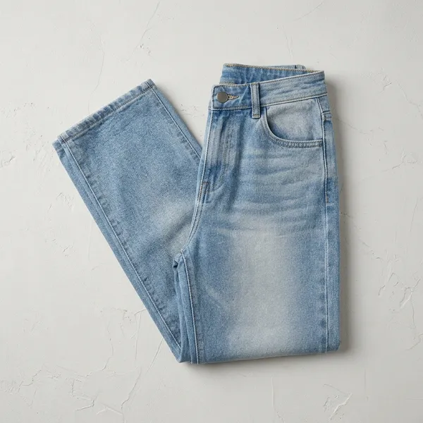 Light_Blue_Denim_Faded_Classic_Fit_Jeans_For_Kids