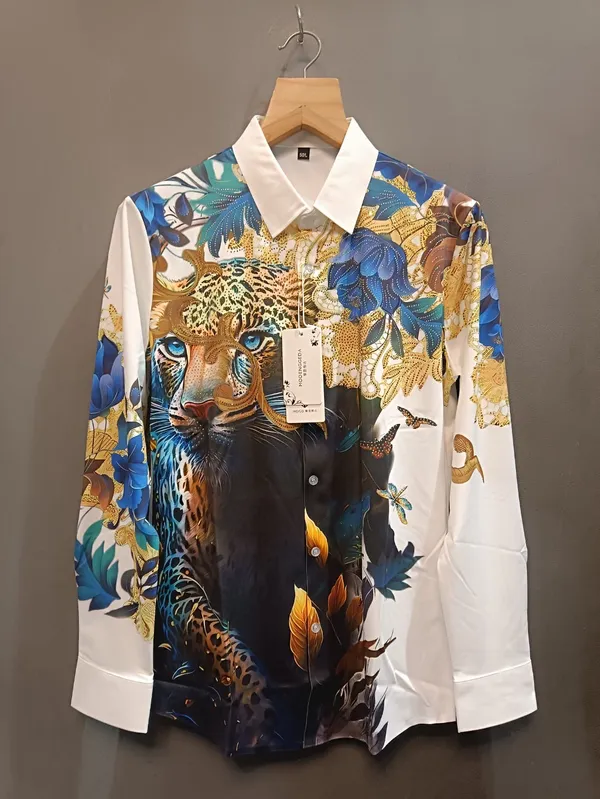 Multicolor_Cotton_Leopard_Print_Full_Sleeve_Shirt_For_Men