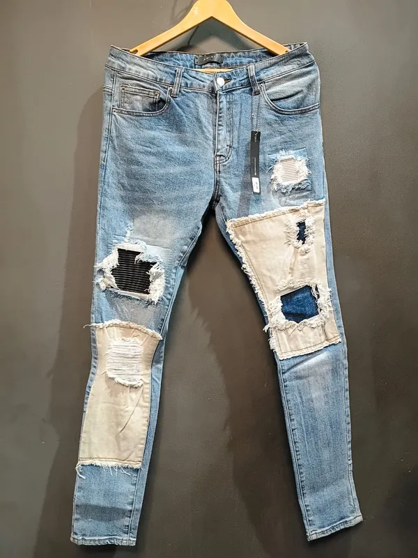 Blue_Denim_Distressed_Patchwork_Slim_Fit_Jeans_For_Men
