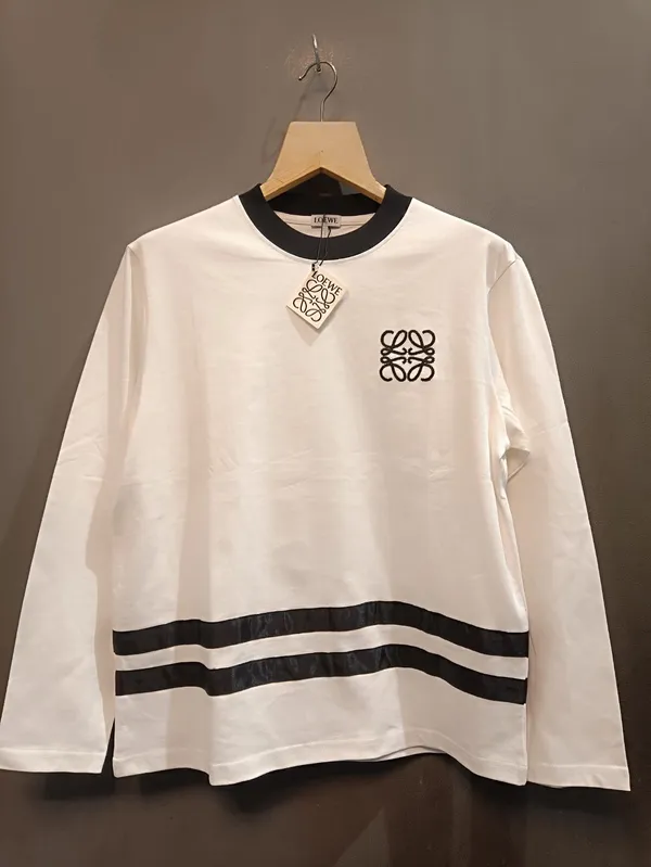 White_Cotton_Relaxed_Fit_Embroidered_Long_Sleeve_T-Shirt_For_Men