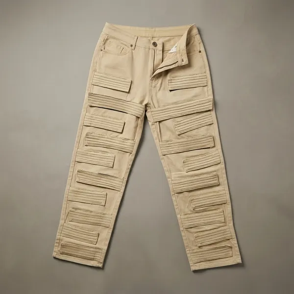 Beige_Cotton_Relaxed_Fit_Multi-Pocket_Cargo_Pants_For_Men