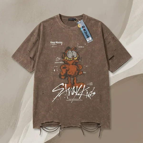 Brown_Cotton_Oversized_Garfield_Graphic_T-Shirt_For_Men