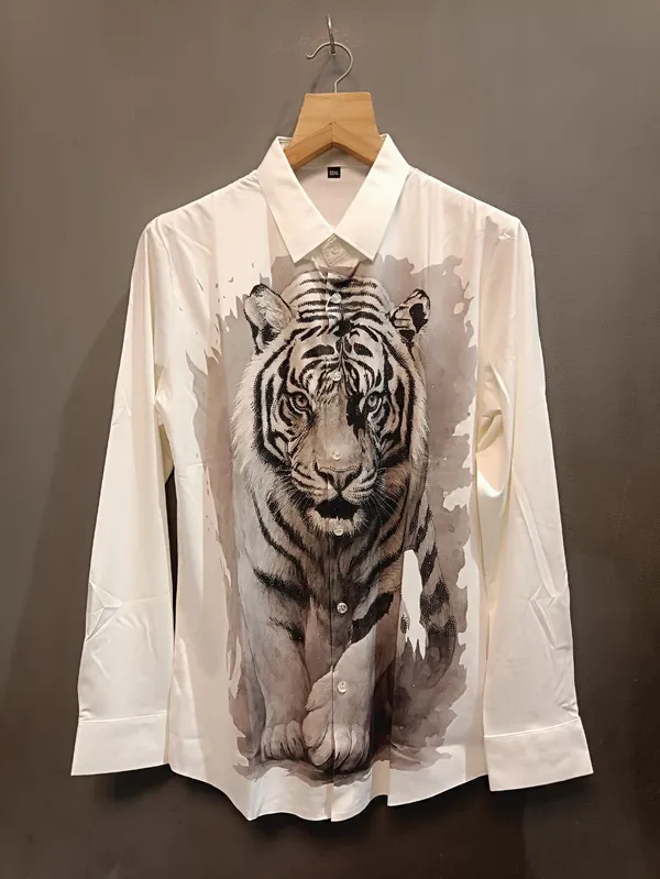 Multicolor_Cotton_Tiger_Print_Full_Sleeve_Shirt_For_Men