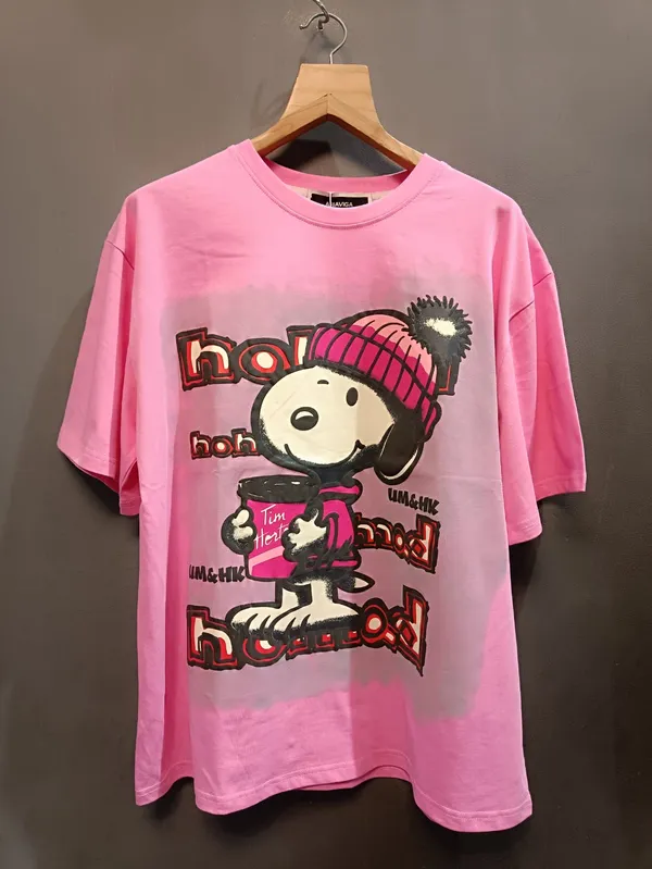 Pink_Cotton_Oversized_Snoopy_Graphic_T-Shirt_For_Women