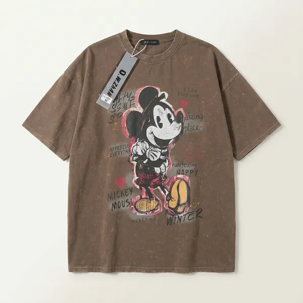 Brown_Cotton_Oversized_Graphic_Print_T-Shirt_For_Men