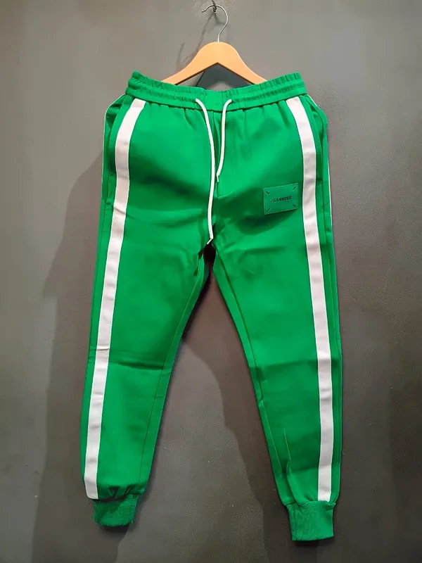 Green_Cotton_Striped_Track_Pants_For_Men