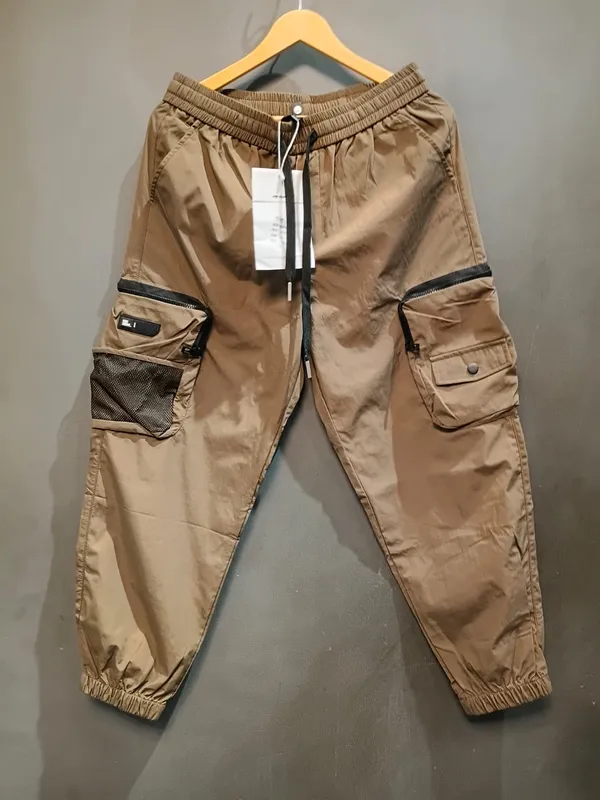 Brown_Cotton_Relaxed_Fit_Multi-Pocket_Cargo_Jogger_For_Men