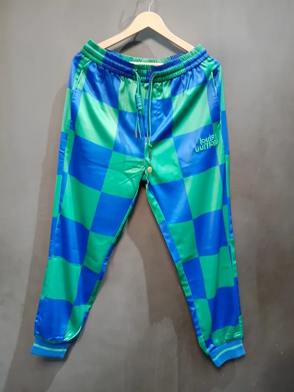 Blue_Green_Cotton_Checkered_Jogger_Track_Pants_For_Men