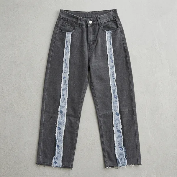 Grey_Denim_Distressed_White_Stripe_Detail_Jeans_For_Women
