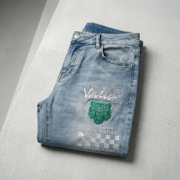 Light_Blue_Denim_Slim_Fit_Distressed_Embroidered_Patch_Jeans_For_Men