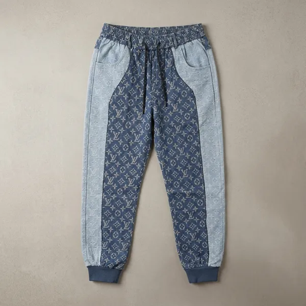 Blue_Cotton_Printed_Contrast_Panel_Joggers_For_Men