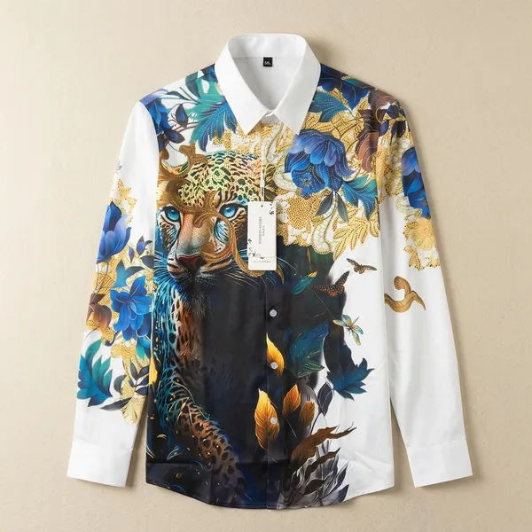 Multicolor_Cotton_Leopard_Print_Full_Sleeve_Shirt_For_Men
