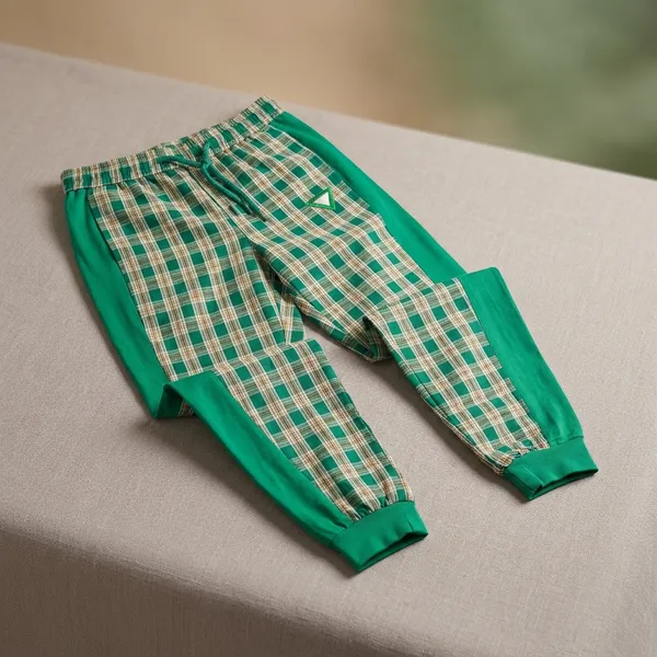 Multicolor_Cotton_Checked_Jogger_Pants_For_Men