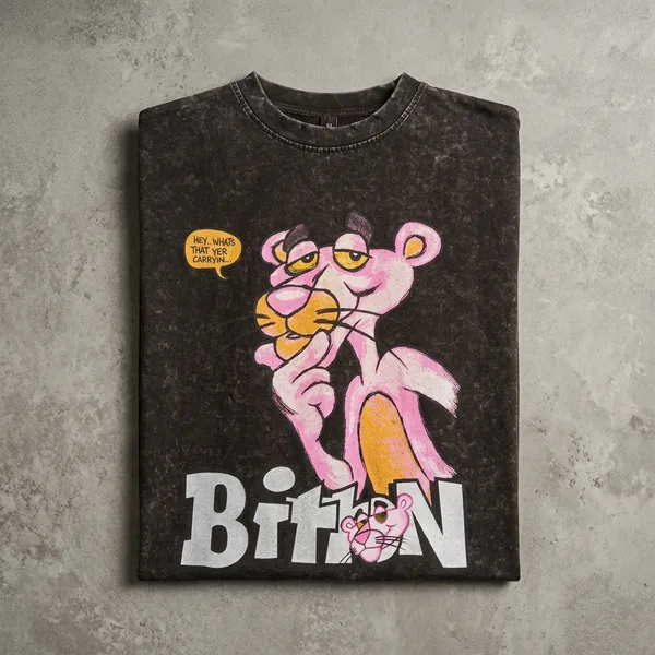 Brown_Cotton_Acid_Wash_Oversized_Graphic_Print_T-Shirt_For_Men