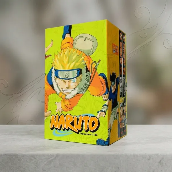 Naruto_Box_Set_1:_Volumes_1–21_By_Masashi_Kishimoto_(Paperback)