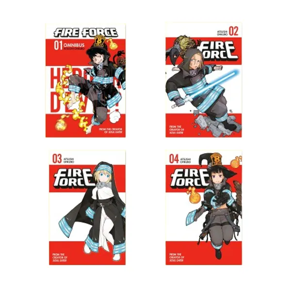 Fire_Force_Manga_Box_Set_Vol._1–4_By_Atsushi_Ohkubo_(Paperback)