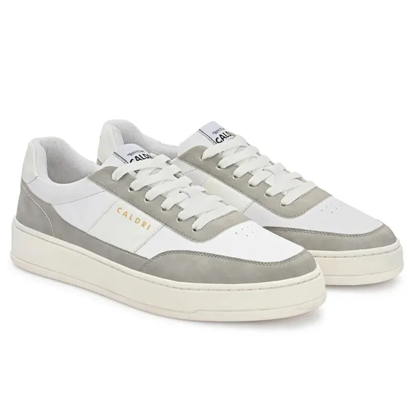 White_&_Grey_Vegan_Leather_Low-Top_Sneakers_For_Men