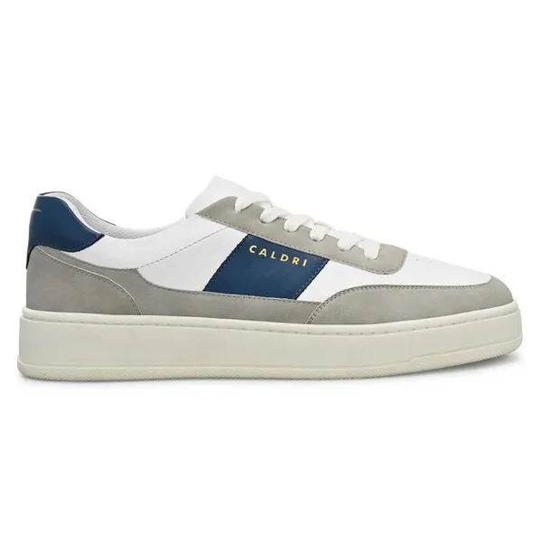 White_Grey_&_Navy_Blue_Vegan_Leather_Sneakers_For_Men