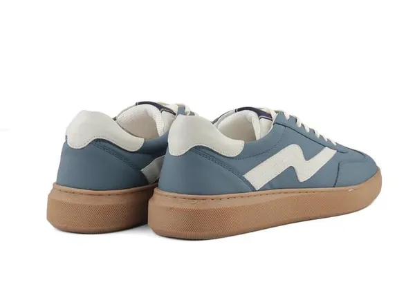 Blue_&_White_Vegan_Leather_Low-Top_Casual_Sneakers_For_Men