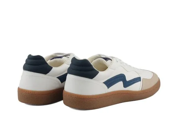 White_&_Brown_Vegan_Leather_Retro_Casual_Sneakers_For_Men
