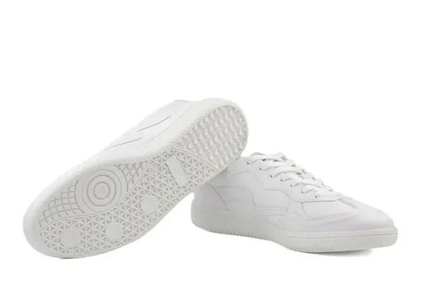 White_Vegan_Leather_Low-Top_Sneakers_For_Men