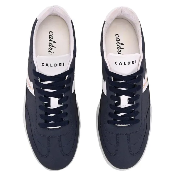 Navy_Blue_Vegan_Leather_Stripe_Casual_Sneakers_For_Men