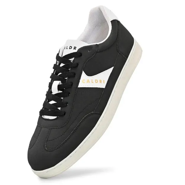 Black_&_White_Vegan_Leather_Low-Top_Sneakers_For_Men